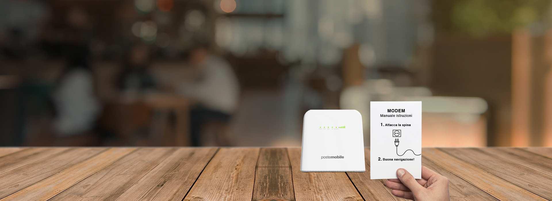 Da oggi per navigare basta solo attaccare  una spina.